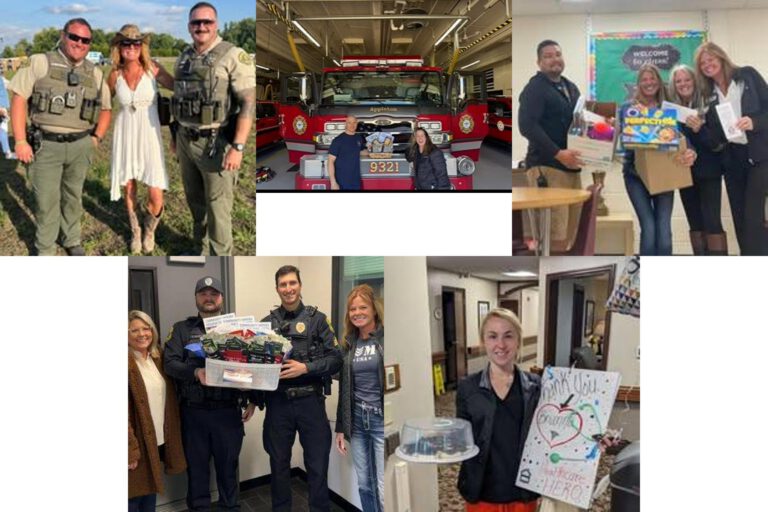 Collage of hero givebacks